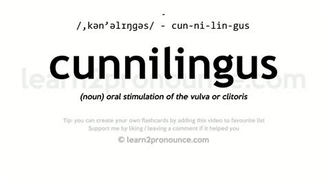 Cunnilingus Definition & Meaning